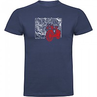 [해외]KRUSKIS Topographic 반팔 티셔츠 1139293196 Denim Blue