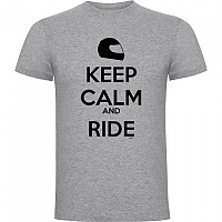 [해외]KRUSKIS Keep Calm And Ride 반팔 티셔츠 9139292445 Heather Grey
