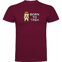 [해외]KRUSKIS Born To Trek 반팔 티셔츠 4139291815 Dark Red
