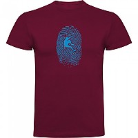 [해외]KRUSKIS Climber Fingerprint 반팔 티셔츠 4139291863 Dark Red