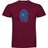 [해외]KRUSKIS Climber Fingerprint 반팔 티셔츠 4139291863 Dark Red