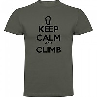 [해외]KRUSKIS Keep Calm And Climb 반팔 티셔츠 4139292422 Dark Army Green