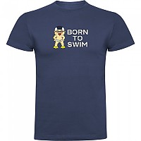 [해외]KRUSKIS 반팔 티셔츠 Born To Swim 6139291808 Denim Blue