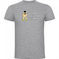[해외]KRUSKIS 반팔 티셔츠 Born To Swim 6139291809 Heather Grey