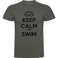 [해외]KRUSKIS Keep Calm And Swim 반팔 티셔츠 6139292458 Dark Army Green