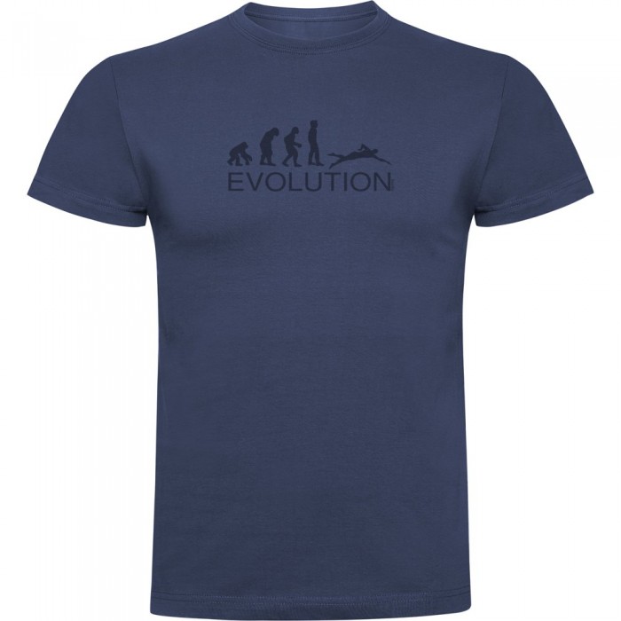 [해외]KRUSKIS Natacion Evolution Swim 반팔 티셔츠 6139292596 Denim Blue