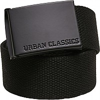 [해외]URBAN CLASSICS 벨트 Urban Classics Coloured Buckle Canvas 14138677815 Black
