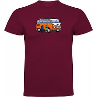 [해외]KRUSKIS Hippie Van Wakeboard 반팔 티셔츠 14139292335 Dark Red