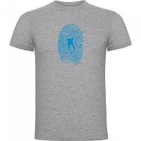 [해외]KRUSKIS Skateboarder Fingerprint 반팔 티셔츠 14139292913 Heather Grey
