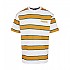 [해외]URBAN CLASSICS 티셔츠 스타터 로고 스트라이프 138453361 White / Yellow