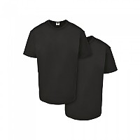 [해외]URBAN CLASSICS 2장 세트 유기농 기본 티셔츠 138675351 Black