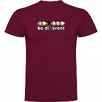 [해외]KRUSKIS Be Different Run 반팔 티셔츠 6139291655 Dark Red