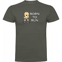 [해외]KRUSKIS Born To Run 반팔 티셔츠 6139291778 Dark Army Green