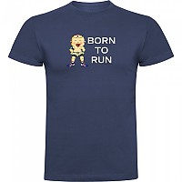 [해외]KRUSKIS Born To Run 반팔 티셔츠 6139291780 Denim Blue