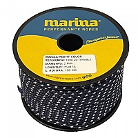 [해외]MARINA PERFORMANCE ROPES 이중 꼰 로프 Marina Pes HT Color 25 m 10139175289 Navy / White