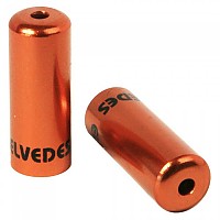 [해외]ELVEDES 알루미늄 기어 밀봉 페룰 Ø4.2 mm 10 단위 1138694382 Orange