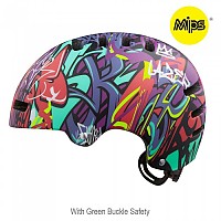[해외]레이저 헬멧 One+ MIPS 1139126286 Matte Blue / Graffiti