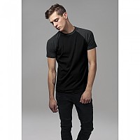 [해외]URBAN CLASSICS 라글란 티셔츠 계약 138558866 Black / White