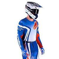 [해외]알파인스타 Racer Semi 긴팔 티셔츠 9139306075 Blue / Hot Orange