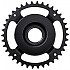[해외]시마노 스텝s E6100 E-bike 체인링 1137973633 Black
