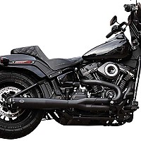 [해외]S&S CYCLE SuperStreet 50 State Harley Davidson FLDE 1750 ABS 소프트ail Deluxe 107 18-20 Ref:550-0789B 전체 라인 시스템 9139389599 Black