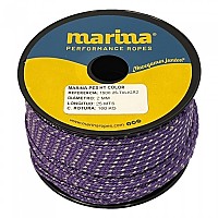 [해외]MARINA PERFORMANCE ROPES 이중 꼰 로프 Marina Pes HT Color 25 m 10139175285 Lilac / Grey