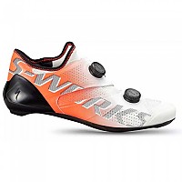 [해외]스페셜라이즈드 S-Works Ares 로드 자전거 신발 1139403071 Dune White / Fiery Red