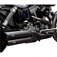 [해외]S&S CYCLE Slash-Cut Harley Davidson Ref:550-0724 슬립온 머플러 9139412967 Black