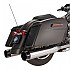 [해외]S&S CYCLE 슬립온 머플러 4.5´´ MK45 Contrast Cut Tracer Harley Davidson FLH 1340 Electra Glide Belt Drive 13 Ref:550-0623 9139170746 Black / Chrome