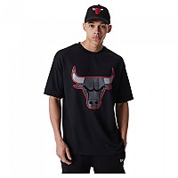 [해외]뉴에라 NBA Os Outline Mesh Chicago Bulls 반팔 티셔츠 139215508 Black