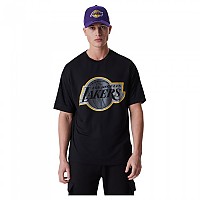 [해외]뉴에라 NBA Os Outline Mesh Los Angeles Lakers 반팔 티셔츠 139215509 Black