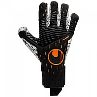 [해외]울스포츠 Speed Contact Supergrip+ Finger Surround 골키퍼 글러브 3138670561 Black / White / Fluo Orange