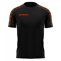 [해외]GIVOVA Poly Band 반팔 티셔츠 3139403186 Black / Fluor Orange