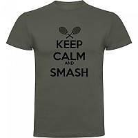 [해외]KRUSKIS Keep Calm And Smash 반팔 티셔츠 12139292454 Dark Army Green