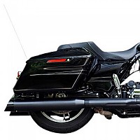 [해외]S&S CYCLE MK45Cl-22Fl Harley Davidson FLHR 1750 ABS 로드 King 107 18 Ref:550-1010 슬립온 머플러 9139170774 Black