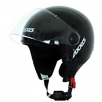 [해외]AXXIS Square Solid 오픈 페이스 헬멧 9139491209 Glossy Black