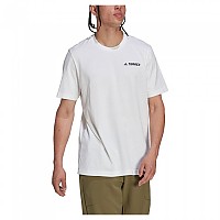 [해외]아디다스 테렉스 Mountain Landscape Graphic Short Sleeve T-Shirt 4139465728 White / Black