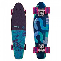 [해외]STREET SURFING 스케이트보드 Beach Board Wood Twenty Two 25´´ 14139518030 Blue / Green