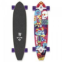 [해외]STREET SURFING 롱보드 Cut Kicktail 36´ Comics 36´´ 14139518031 Purple / Red