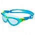[해외]AQUAWAVE 수영 고글 Flexa Junior 6139437910 Blue / New Lime / Blue Transparent