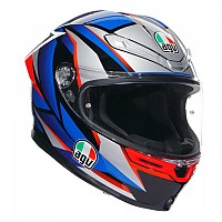 [해외]AGV 풀페이스 헬멧 K6 S E2206 MPLK 9139460254 Slashcut Black / Blue / Red