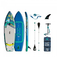 [해외]AZTRON 풍선 패들 서핑 세트 폴라리스 Adventure 11´4´´ 14139567594 Blue / Green