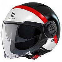 [해외]MT 헬멧s Viale SV 68 Unit A5 오픈 페이스 헬멧 9139305625 Matt Pearl Red