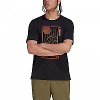 [해외]아디다스 Tx Moun Fu Te 반팔 티셔츠 4139435009 Black / Semi Impact Orange