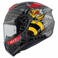 [해외]MT 헬멧s Targo Bee B5 풀페이스 헬멧 9139305588 Gloss Fluo Red