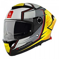 [해외]MT 헬멧s Thunder 4 SV Pental B3 풀페이스 헬멧 9139305622 Matt Pearl Yellow