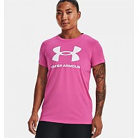 [해외]언더아머 Sportstyle Graphic 반팔 티셔츠 7139419508 Pink Edge / White