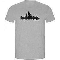 [해외]KRUSKIS Enjoy Your City ECO 반팔 티셔츠 1139684919 Heather Grey