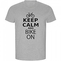 [해외]KRUSKIS Keep Calm And Bike On ECO 반팔 티셔츠 1139685063 Heather Grey