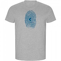 [해외]KRUSKIS Surfer Fingerprint ECO 반팔 티셔츠 14139685301 Heather Grey